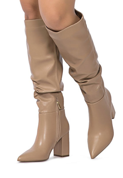 Hanoi Knee High Slough Boot