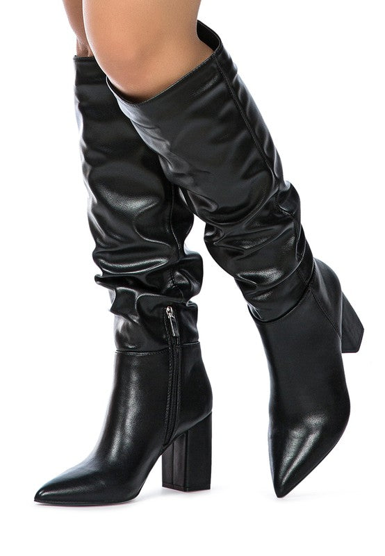 Hanoi Knee High Slough Boot