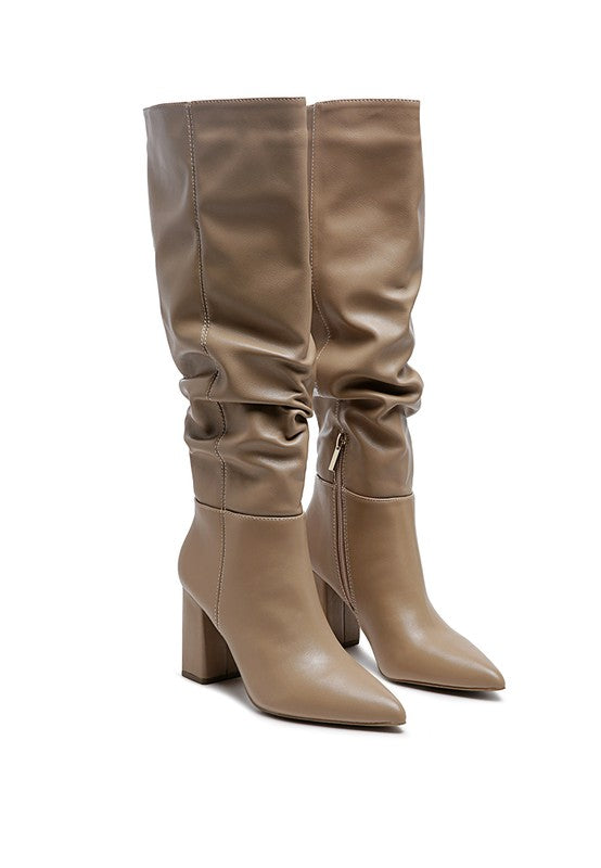 Hanoi Knee High Slough Boot