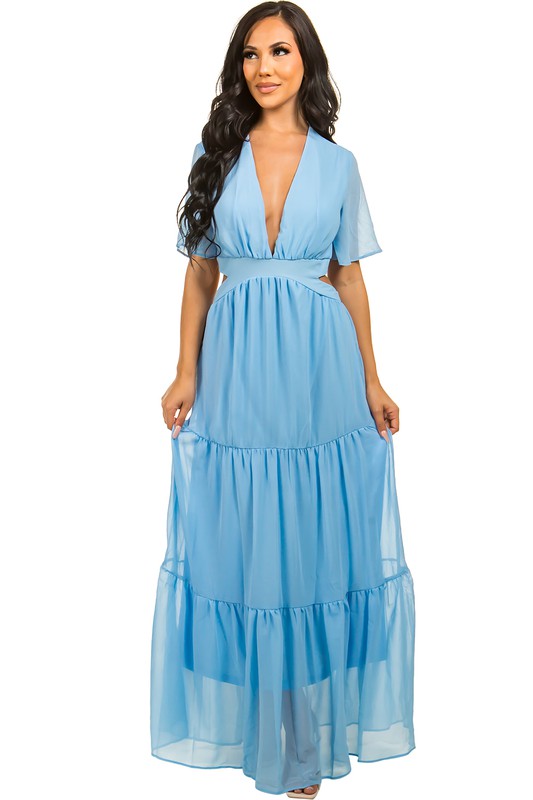 Peeka Boo Maxi Dress