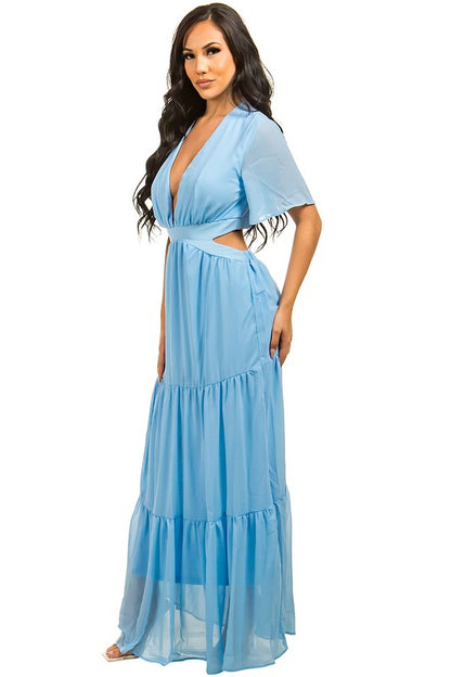 Peeka Boo Maxi Dress