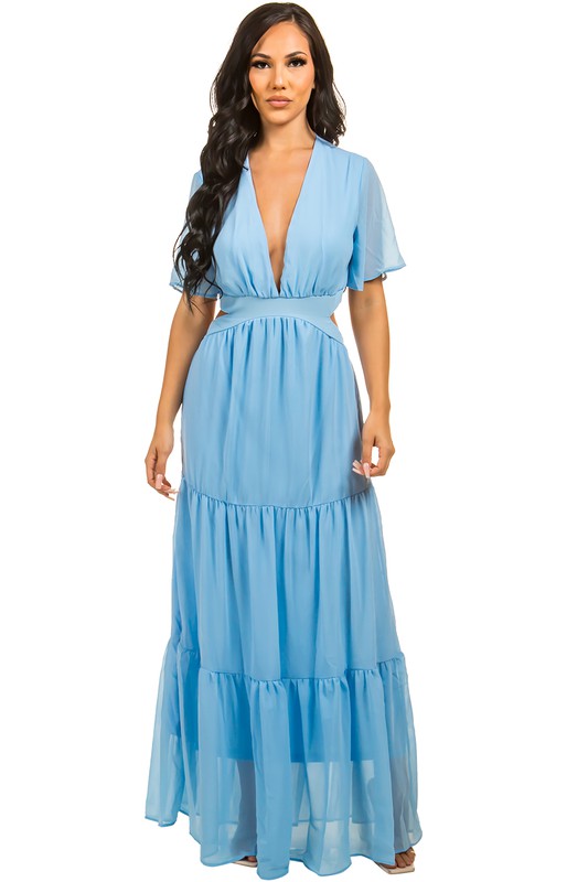 Peeka Boo Maxi Dress