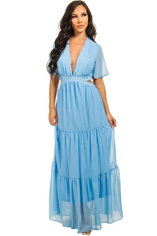 Peeka Boo Maxi Dress