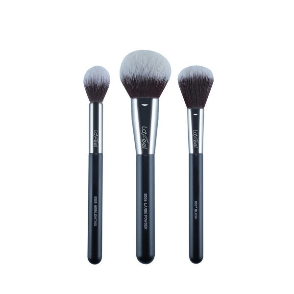 Lafeel Pure Black Collection Makeup Brush Set