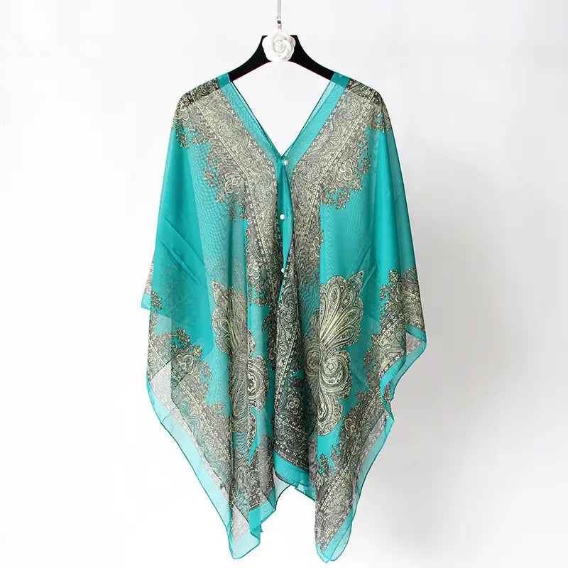 Chiffon Sun Protection Shawl