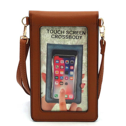 Tartan Plaid Check Cell Phone Purse Crossbody Bag