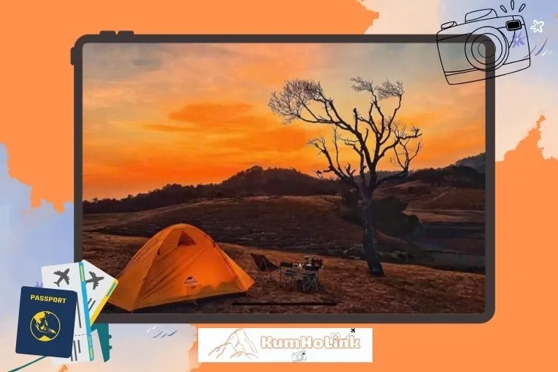 Cắm trại qua đêm tại đồi cỏ hồng Masara