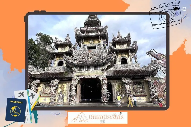 Kiến trúc độc đáo của Chùa Linh Phước 