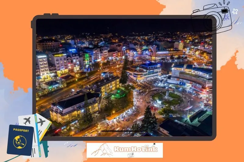 Những góc check-in đẹp tại chợ đêm Đà Lạt